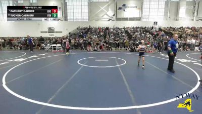 58 lbs Cons. Semi - Tucker Calimeri, Falconer Youth Wrestling vs Zachary Garner, LeRoy Wrestling Club