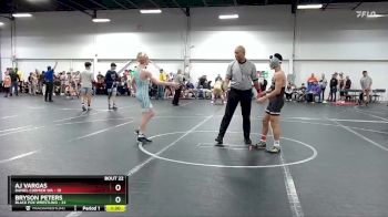 105 lbs Round 6 (8 Team) - AJ Vargas, Daniel Cormier WA vs Bryson Peters, Black Fox Wrestling