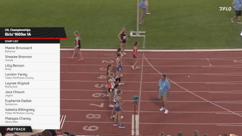 High School Girls' 1600m 1A, Finals 1