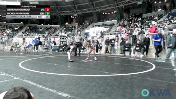 67 lbs Round Of 16 - Abraham Granger, Sperry Wrestling Club vs Nicholas Guthrie, Lincoln Christian