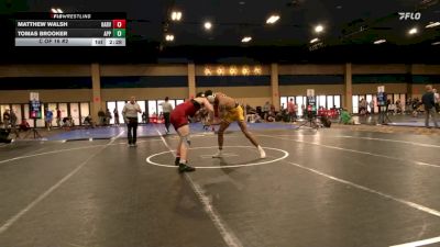 184 lbs C Of 16 #2 - Matthew Walsh, Harvard vs Tomas Brooker, Appalachian State