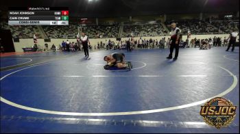 110 lbs Consolation - Noah Johnson, Bomb City Wrestling vs Cain Crume, Team Worx Wrestling Club