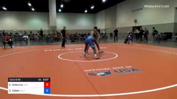 74 kg Consolation - Cael Valencia, Unattached vs Donald Cates, Wolfpack Wrestling Club