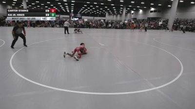 63 lbs Cons. Rd Of 32 - Kai Jr. Hines, DC Elite Wrestling vs Carter Starks, Harvey Twisters WC