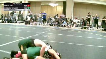 69 lbs 5th Place - Zeb Allard, Redwood WC vs Carolina Guillent, Poway Elite