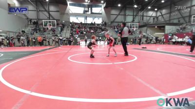 52 lbs Round Of 16 - Liam Hemenway, Hilldale Youth Wrestling Club vs Eli Wagoner, Beggs Youth Wrestling Program