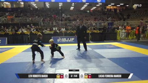 Lucas Ferreira Marchi vs Levi Roberts Barch 2025 Pan Kids Jiu-Jitsu IBJJF Championship