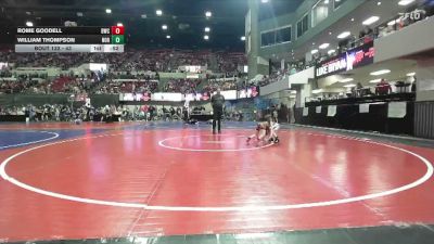 43 lbs Champ. Round 2 - William Thompson, Laurel Matburners vs Rome Goodell, Billings Wrestling Club