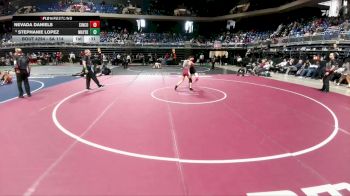 6A 114 lbs Cons. Semi - Stephanie Lopez, Katy Mayde Creek vs Nevada Daniels, Katy Cinco Ranch