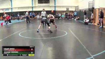 132 lbs Round 4 (10 Team) - Colby Smith, Burns/Pine Bluffs vs Dominic Romero, South