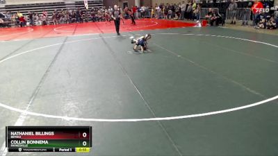 55 lbs Champ. Round 1 - Collin Bonnema, Paynesville vs Nathaniel Billings, Bemidji