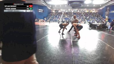 190 lbs Champ. Round 1 - Jesse Adams, Parkersburg South vs Wylan Snoddy, West Springfield