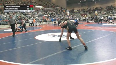 4A 120 lbs Quarterfinal - Preston Donham, Gravette vs Dale McDaniel, Robinson