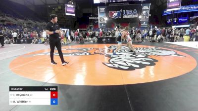 144 lbs Rnd Of 32 - Thailyn Reynolds, AK vs Adam Whittier, WI