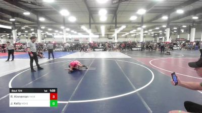 80 lbs Rr Rnd 3 - Regan Kinneman, Thorobred vs Jessie Kelly, Monster Garage