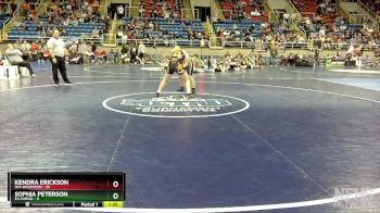 190 lbs Semis & 1st Wrestleback - Kendra Erickson, W4-Dickinson vs Sophia Peterson, E3-Fargo