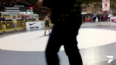 Intermediate Boys - 53 lbs Cons. Round 5 - Tek Lo, Redwood Wrestling Club vs Elijah Meza, Total Kaos Wrestling Club