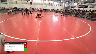 96 lbs Quarterfinal - Brayden Davagian, Killingly YW vs Christopher Gero, Fisheye WC