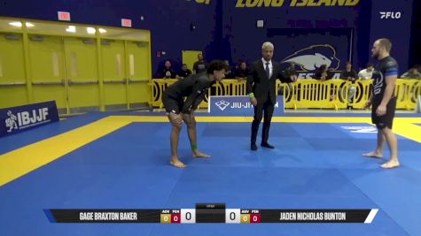 Gage Braxton Baker vs Jaden Nicholas Bunton 2025 Pan IBJJF Jiu-Jitsu No-Gi Championship