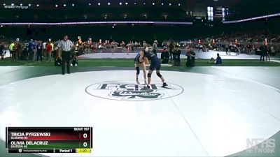 Girls-105 lbs Quarterfinal - Tricia Pyrzewski, Gladwin HS vs Olivia DeLaCruz, Eastern HS