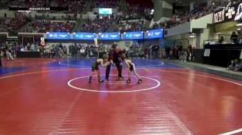 52 lbs Champ. Round 1 - Colt Jacobi, Big Sandy Pioneers vs Bransen Blaney, Bearcats Wrestling Club Helena