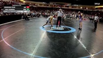 5A 107 lbs Champ. Round 1 - Max Romero, West Mesa vs Wedekind Ryan, Las Cruces