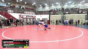 115-126 lbs Cons. Round 3 - Joshua Nuger, Carmel USA WC vs Colton Beery, MXW