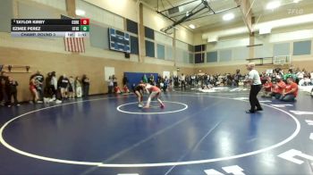 120lbs Champ. Round 3 - Taylor Kirby, Castle Rock (Girls) vs Ezmee Perez, Othello (Girls)