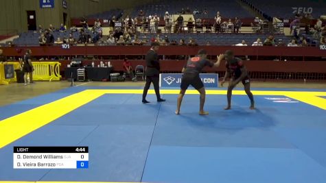 Darious Demond Williams vs Diego Vieira Barrozo 2024 Pan IBJJF Jiu-Jitsu No-Gi Championship