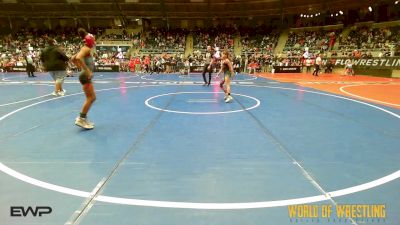 72 lbs Round Of 32 - Dixie Beasley, Blackman Wrestling vs Tia Turner, Steel Valley Renegades