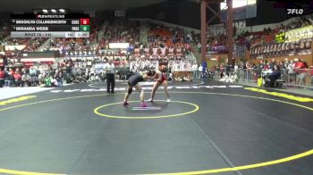 145 lbs Champ. Round 1 - Miranda Webb, Pratt HS vs Brooklyn Collingsworth, Columbus Hs