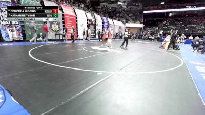 140 Class 2 lbs Cons. Round 3 - Katharine Tyson, North Point vs Demetria Higgins, McCluer