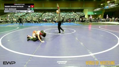 67 lbs Consi Of 16 #2 - Radek Crook-Hutsler, White River Hornets Wrestling Club vs Max Morales, Paragon