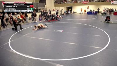 14U - 80 lbs Cons. Round 2 - Harper Ruch, New Ulm Rolling Thunder Wrestling Club vs Jack Stoderl, Perham Wrestling Club