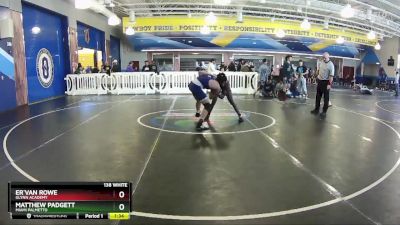 138 White Semifinal - Er`Van Rowe, Glynn Academy vs Matthew Padgett, Miami Palmetto