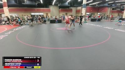 190 lbs 3rd Place Match - Parker Barrow, Rockwall Training Center vs Nehemiah Hayes, Finesse Wrestling Club
