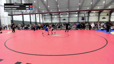U10 FS - 77 lbs Champ. Round 1 - Westen McFadden, Mat Rats Rebooted Wrestling vs Maddox LaBoy, Sua Sponte Wrestling Club