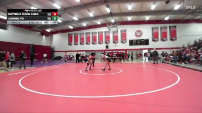 145 lbs Round 3 (3 Team) - Jasmine Vo, Santa Rosa College vs Mattrina Ifopo Aisea, Santa Ana College
