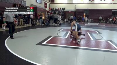 106 lbs Quarterfinal - Anakin Deppe, Xavier, Cedar Rapids vs Tyler Gerhold, Alburnett