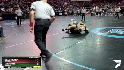 4A 215 lbs Quarterfinal - Elijah Duran, Valencia vs Luis Ortiz, Goddard