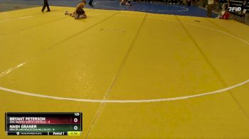 125 lbs Semis (4 Team) - Bryant Peterson, UNC (United North Central) vs Nash Graner, PEM (Plainview/Elgin/Millville)