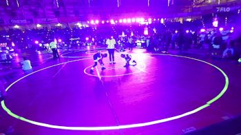 77 lbs Round Of 16 - Cooper Johnson, Hurricane Wr Ac vs Hayden Cushion, The Royal