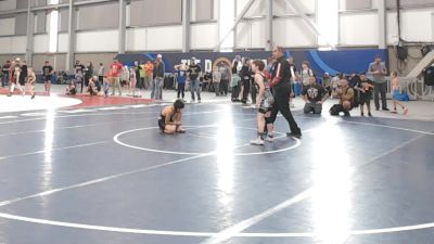 77 lbs Semis - Barrett McCoy, Jimenez Trained Academy vs Jay Mendez, Scrap Yard Garage Wrestling