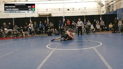 133 lbs Champ. Round 2 - Jacob Venezia, Nyu vs Max Rotter, Muhlenberg