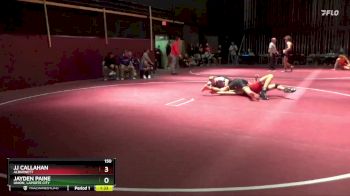 150 lbs Round 3 - JJ Callahan, Alburnett vs Jayden Paine, Union, LaPorte City