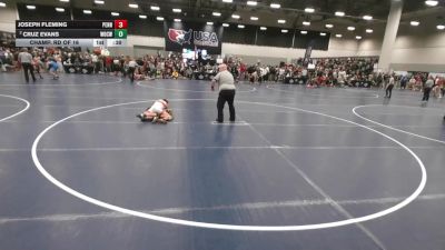 88 lbs Champ. Rd Of 16 - Joseph Fleming, Pennsylvania vs Cruz Evans, Warriors Of Christ WOC- Wrestling