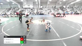 52 lbs Rr Rnd 2 - Dozier Young IV, Quest School Of Wrestling Elem vs Jack Sanders, Mat Assassins Red