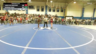 235 lbs Quarterfinal - Amelyiah Martinez, Lowell vs Morgan Obas, Northbridge
