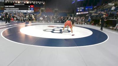 157 lbs Champ. Rd Of 32 - Liam Weber, IA vs Nick Schwartz, NJ