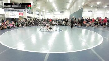 80 lbs Round Robin 1 - Brayden Pennington, EP Rattlers - MS vs Cullen Darr, Front Royal - MS